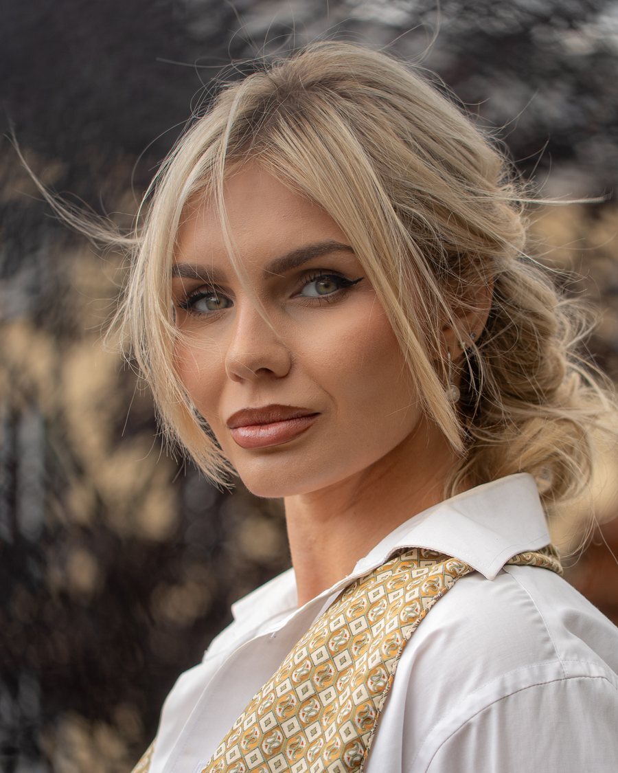 Portret wykonany z filtrem BOKINO Elipse